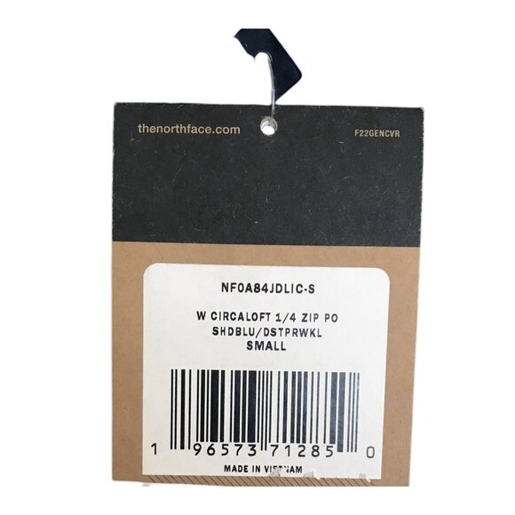 The North Face Jacket Womens Size Small Blue Circaloft Packable With Bag Hooded - Picture 4 of 16